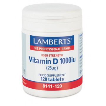 VITAMIN D3 1000iu 120 tabs Συμπληρώματα Διατρ.